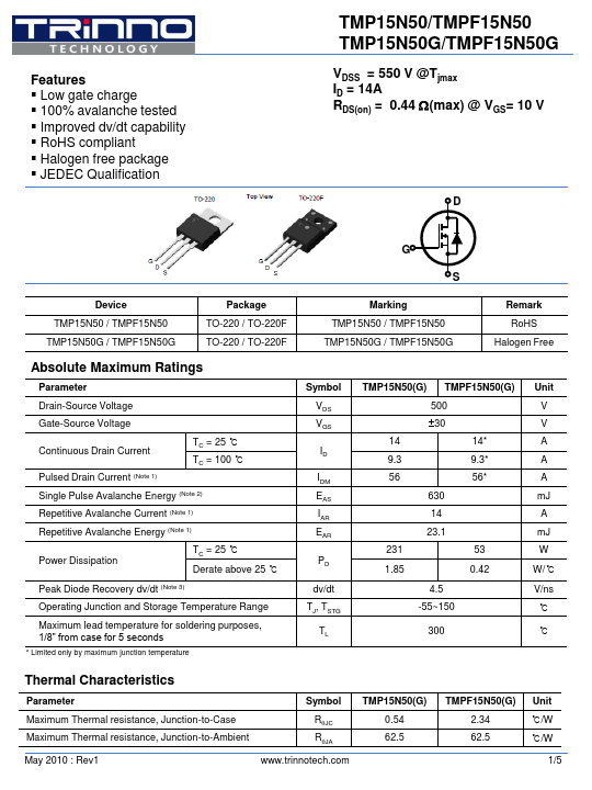 TMP15N50