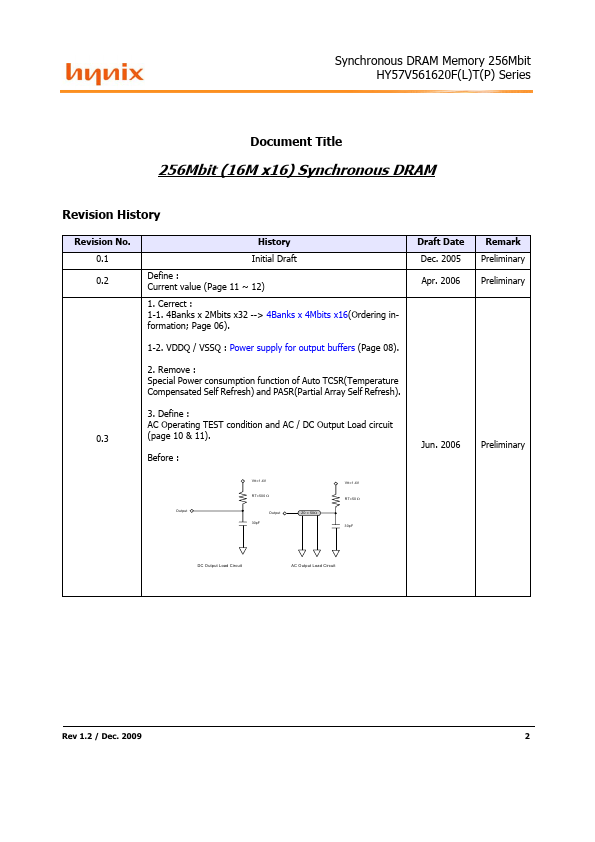 HY57V561620FLTP-H