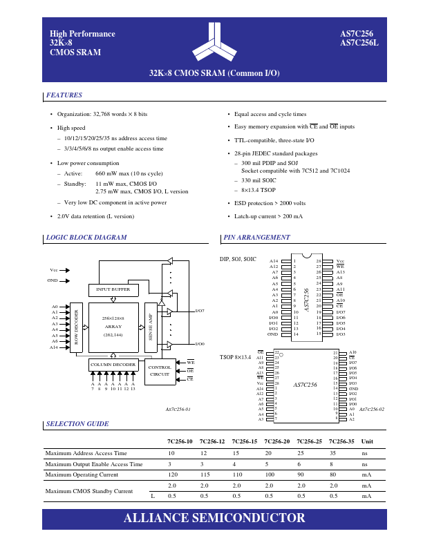 AS7C256L