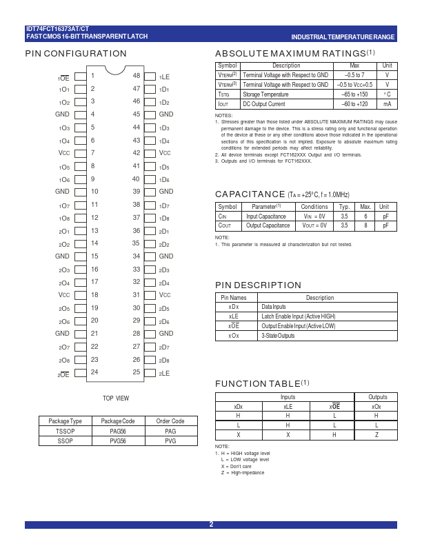 IDT74FCT16373ET