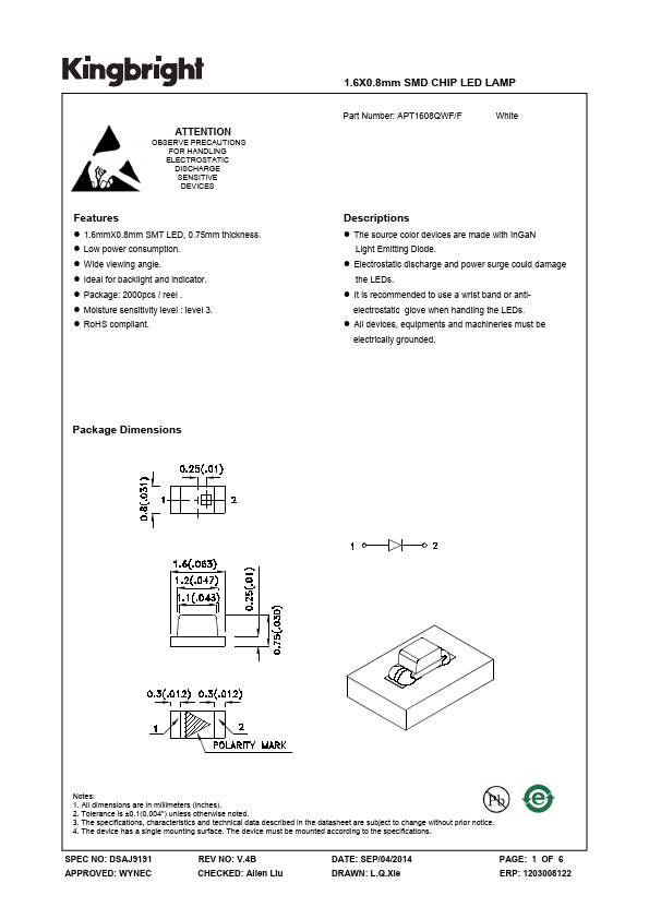 APT1608QWF-F