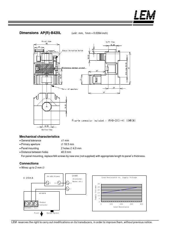 APR200-B420L