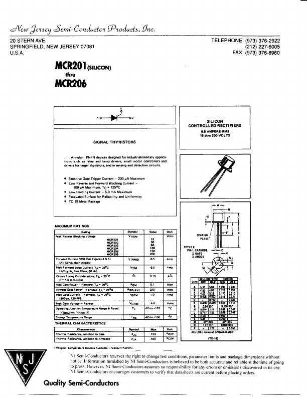 MCR203