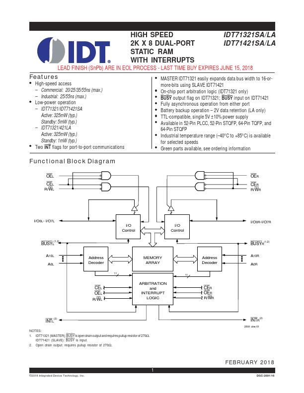 IDT71321LA