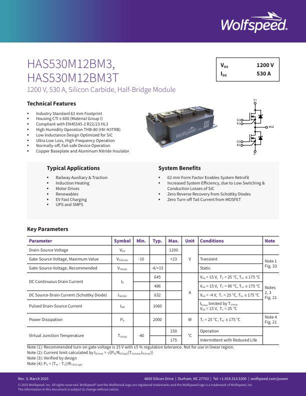 HAS530M12BM3T Datasheet Preview