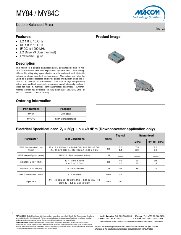 MY84 Datasheet Preview