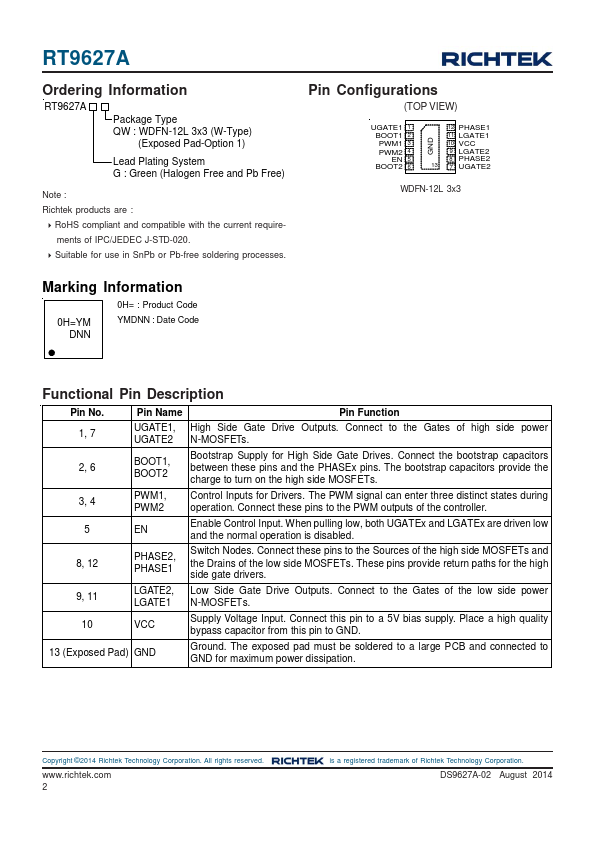 RT9627A