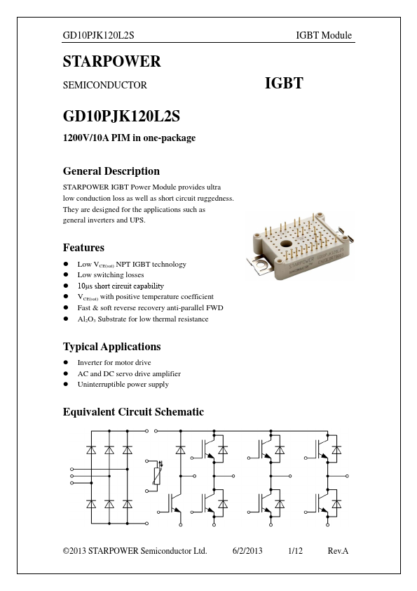 GD10PJK120L2S Datasheet Preview