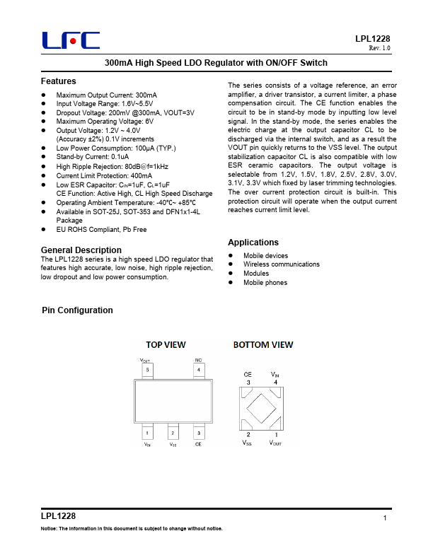 LPL1228 Datasheet Preview