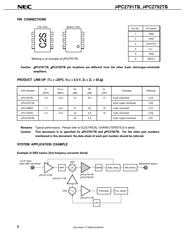 UPC2792TB