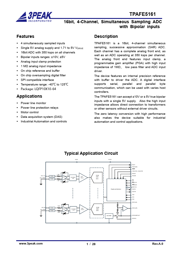TPAFE5161 Datasheet Preview