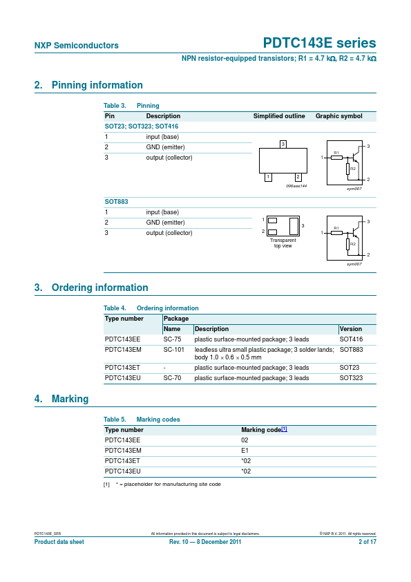 PDTC143E