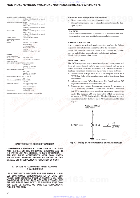 HCD-HDX277WC