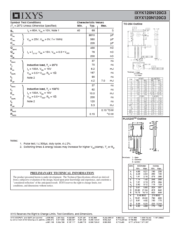 IXYX120N120C3