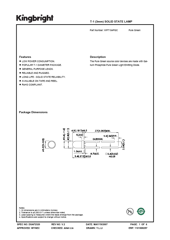 WP7104PGC