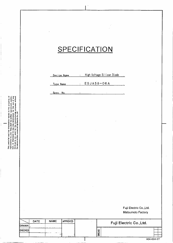 ESJA58-06A Datasheet Preview