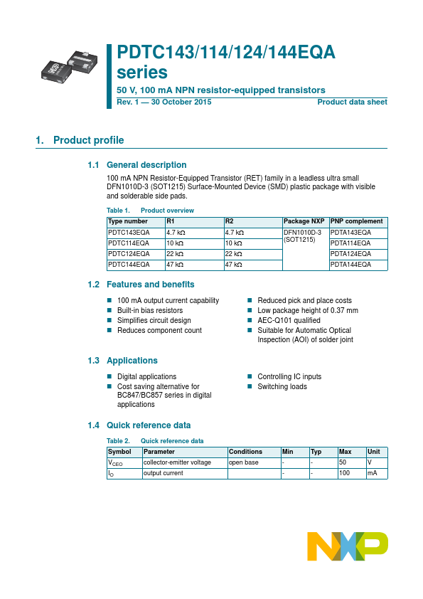 PDTC124EQA