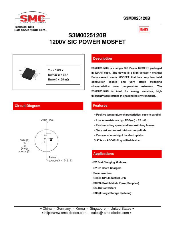 S3M0025120B Datasheet Preview