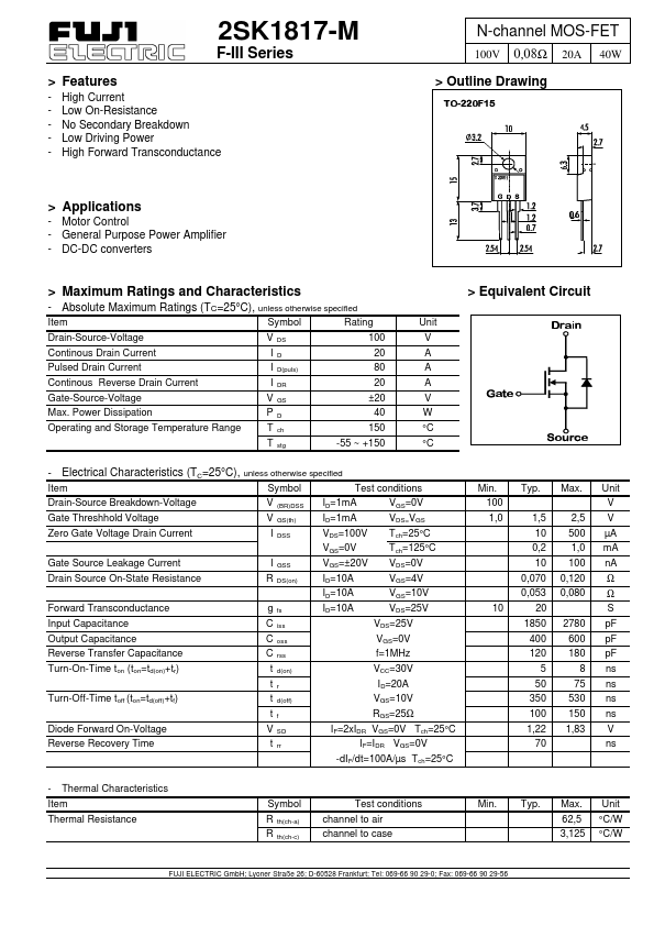 2SK1817-M