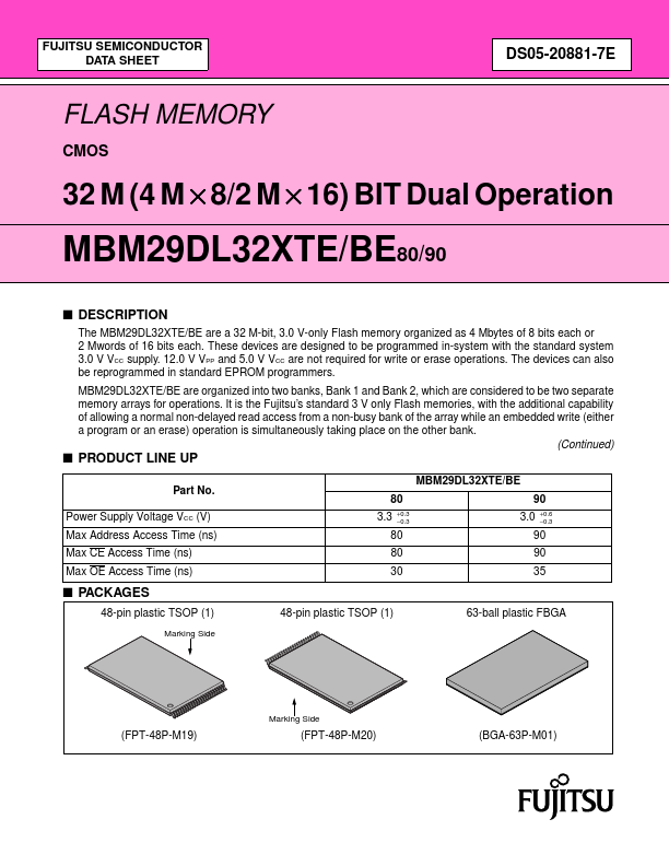 MBM29DL322BE