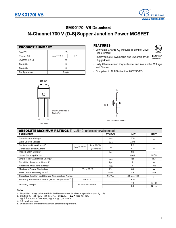 SMK0170I Datasheet Preview