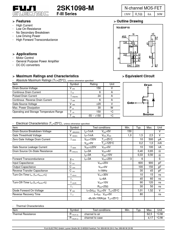 2SK1098-M