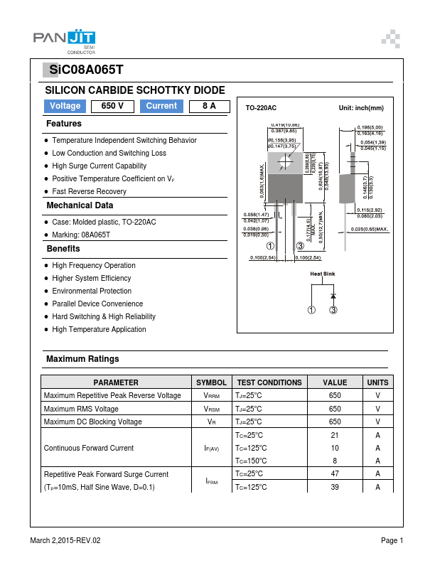 SiC08A065T