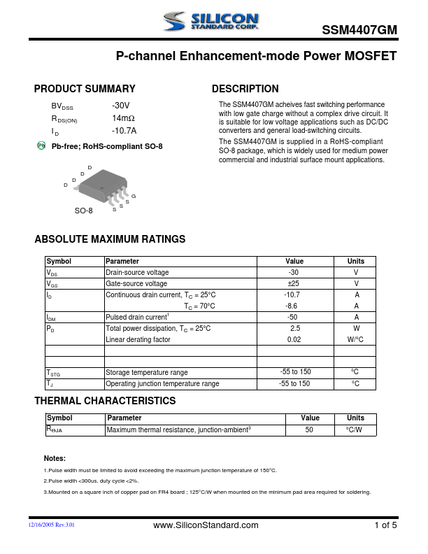 SSM4407GM