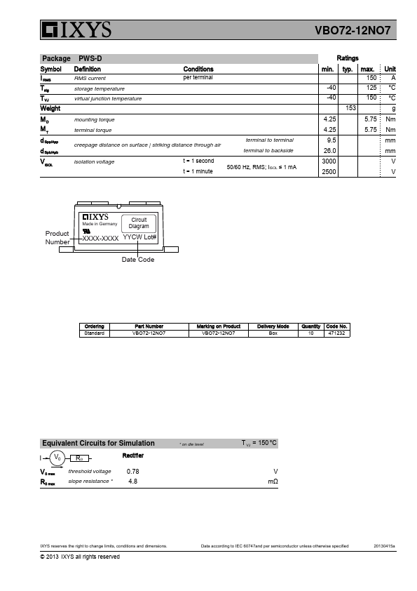 VBO72-12NO7