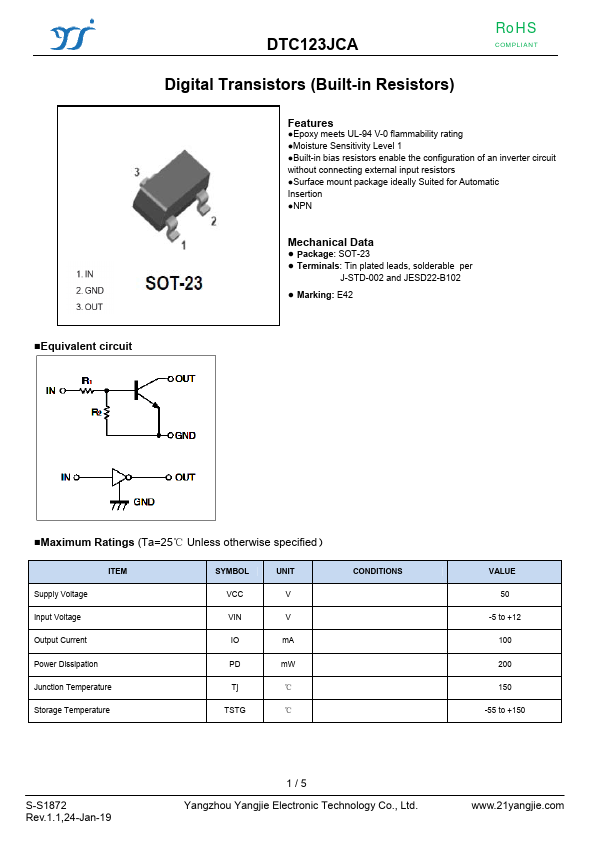 DTC123JCA