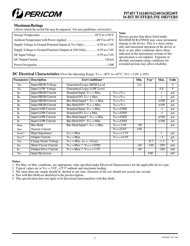 PI74FCT16240T