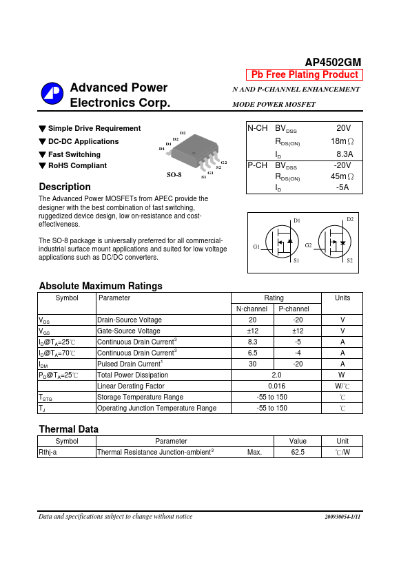 AP4502GM