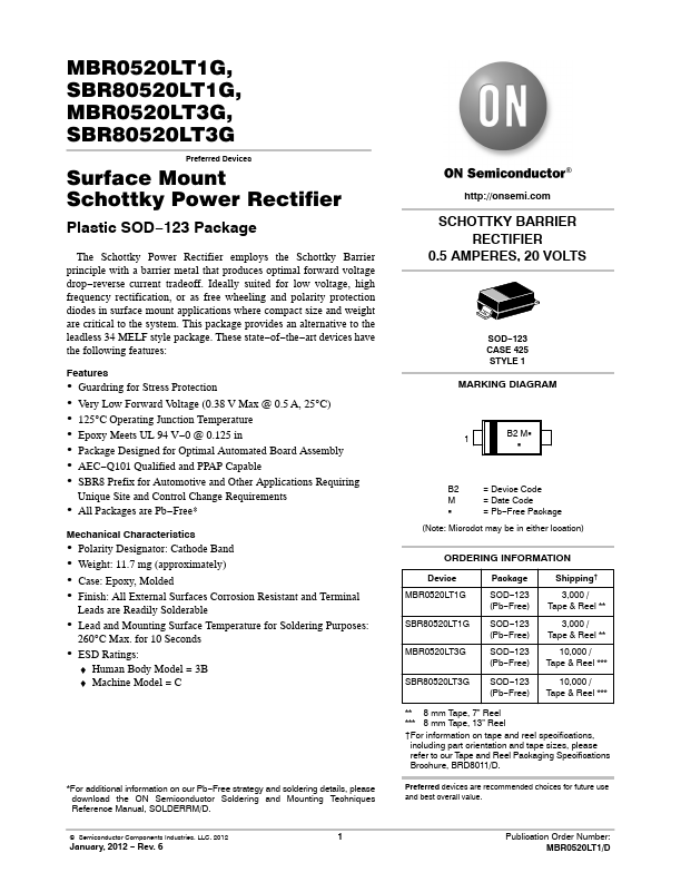 MBR0520LT1G