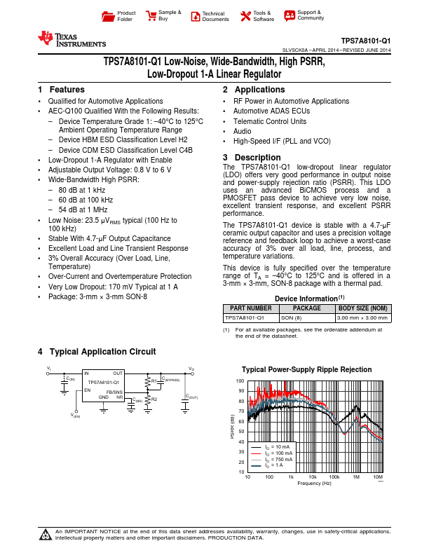 TPS7A8101-Q1