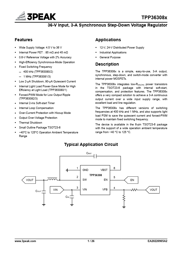 TPP363082 Datasheet Preview