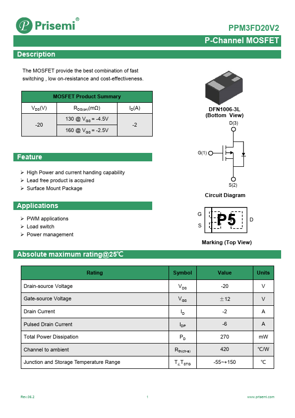 PPM3FD20V2 Datasheet Preview