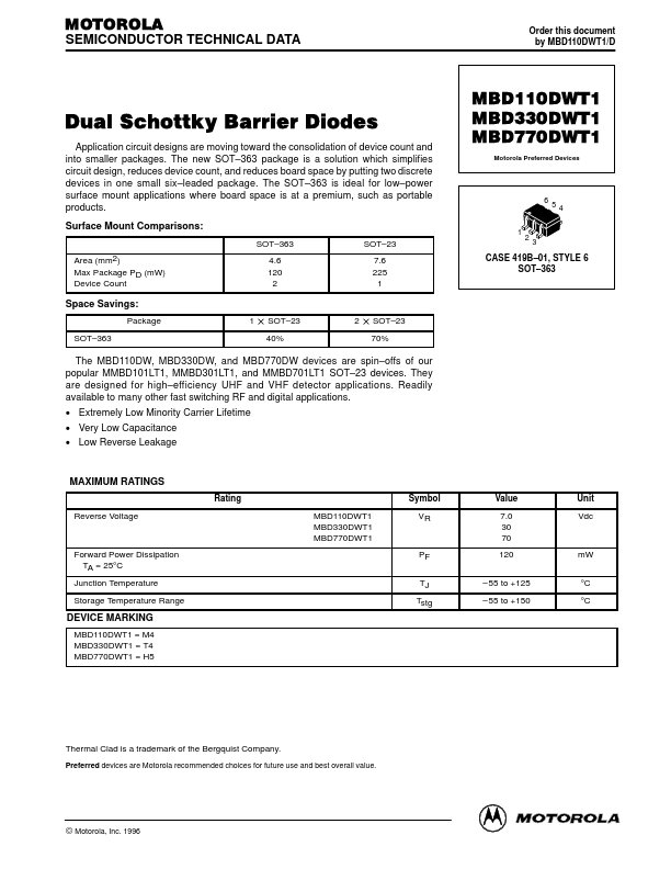 MBD770DWT1