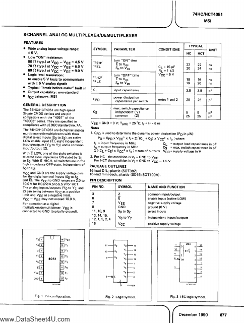 PC74HCT4051