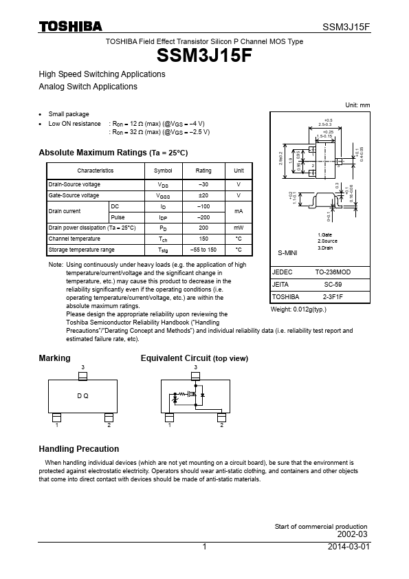 SSM3J15F