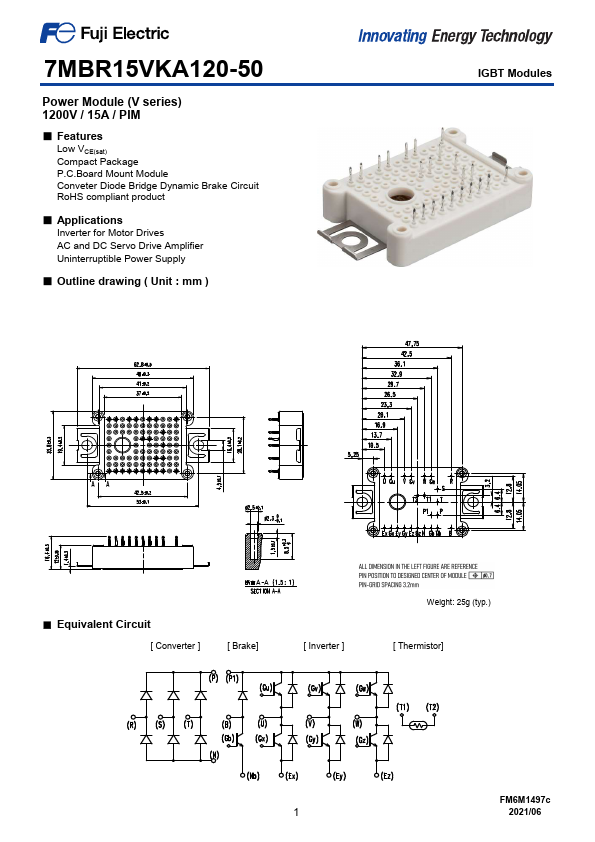 7MBR15VKA120-50 Datasheet Preview