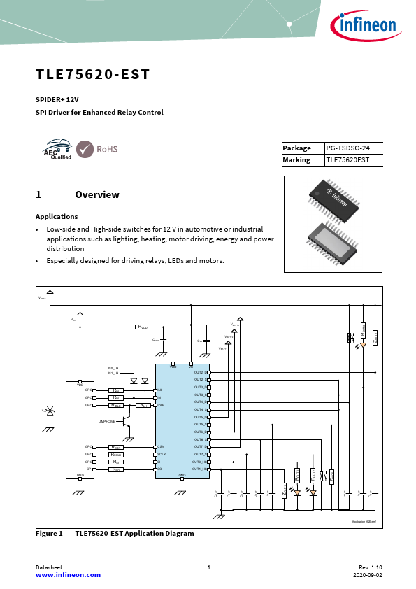 TLE75620-EST Datasheet Preview