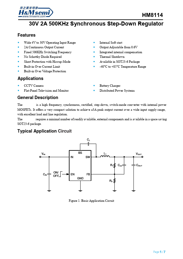 HM8114 Datasheet Preview