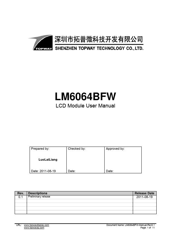 LM6064BFW