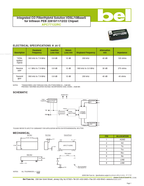 APC77122RC