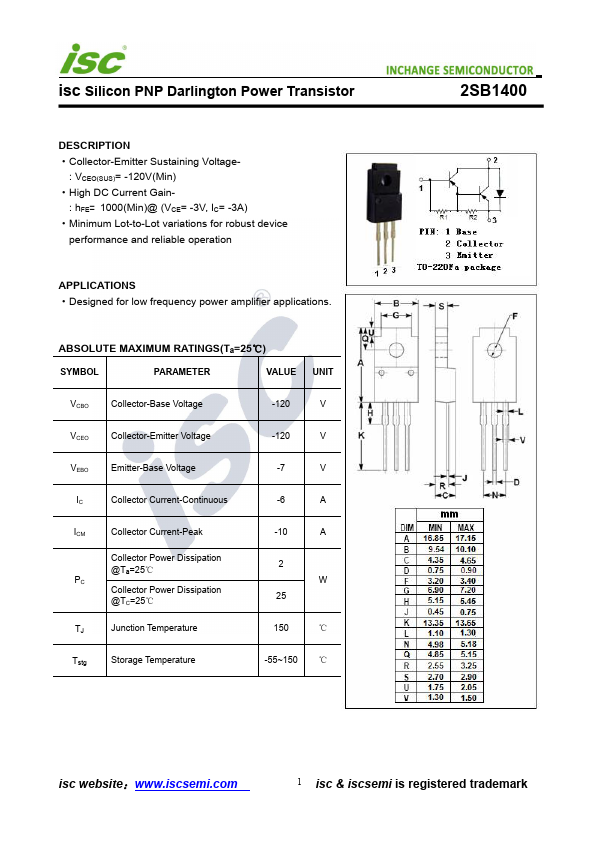 2SB1400