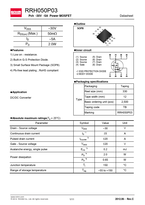 RRH050P03