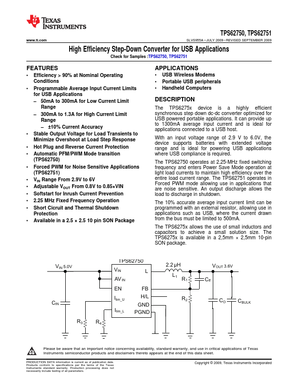 TPS62750