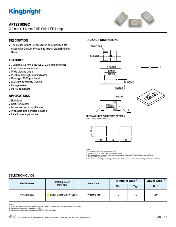 APT3216SGC