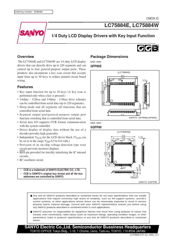 LC75884E