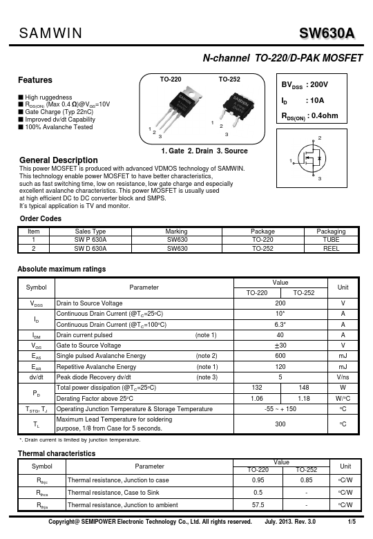 SW630A